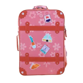 Mochila Rosa Grande Con Porta Tablet Para Nia Happy Girl By Chenson Yorn